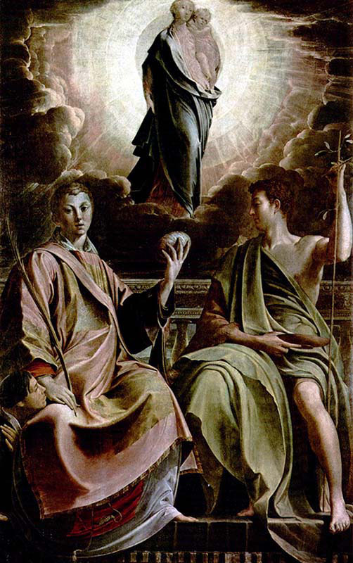 Madonna with the Saint Stephan and Saint John the Baptist